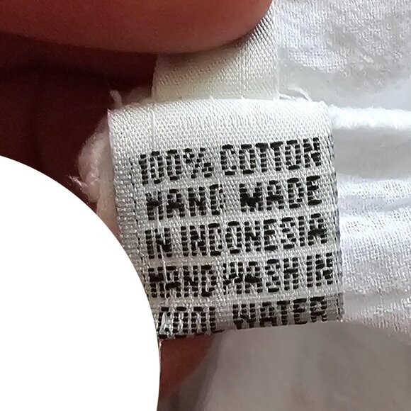 Monsieur Blonde Casual Button Up 100% Cotton Shirt, S, White - Picture 9 of 9